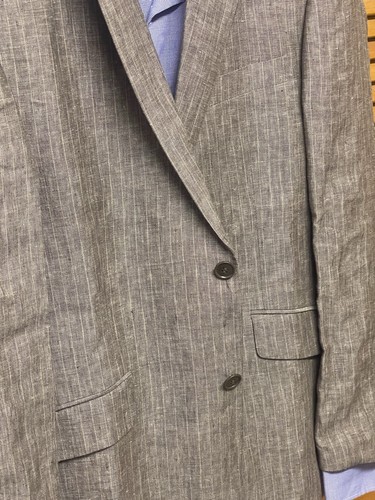 FELLINI Menswear 2Buttons Notched Linen Blazer Mens UK40R- EUR/50/U.S/40R” - Picture 24 of 24