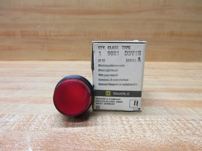 Square D 900-D3V1R Pilot Light Bezel 900D3V1R (Pack of 3)