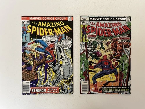 Amazing Spider-Man 165 & 166 Stegron & Lizard Story