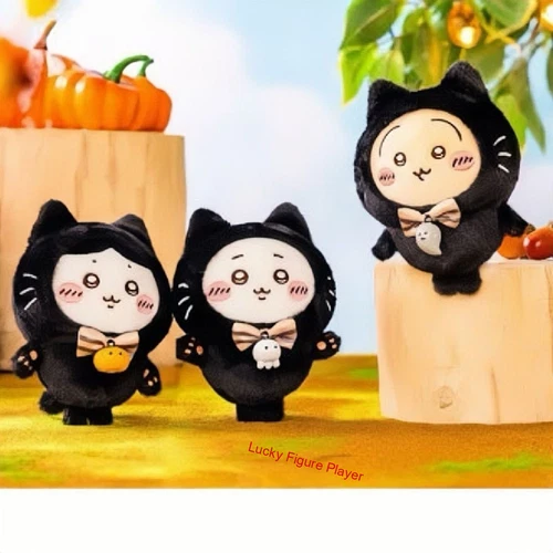 Chiikawa Hachiware Usagi Halloween Series Auspicious Plush Doll Pendant Keychain - Picture 2 of 9