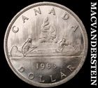 Canada: 1963 Silver Dollar- Lustrous Scarce High Grade #i3375