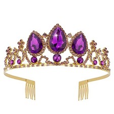Princess Tiaras for Girls, Rapunzel Crowns for Girls, Birthday Violet