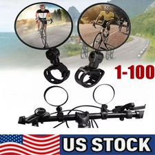 Bike Mirror Rotaty Round MTB Road Handlebar Bicycle Rear View Glass Cycling LOT