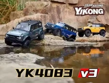 1/8 Bronco Crawler YIKONG YK4083 V3 NEW2025 RC Diff Lock 2 Speed 4x4 80aESC 2-4s