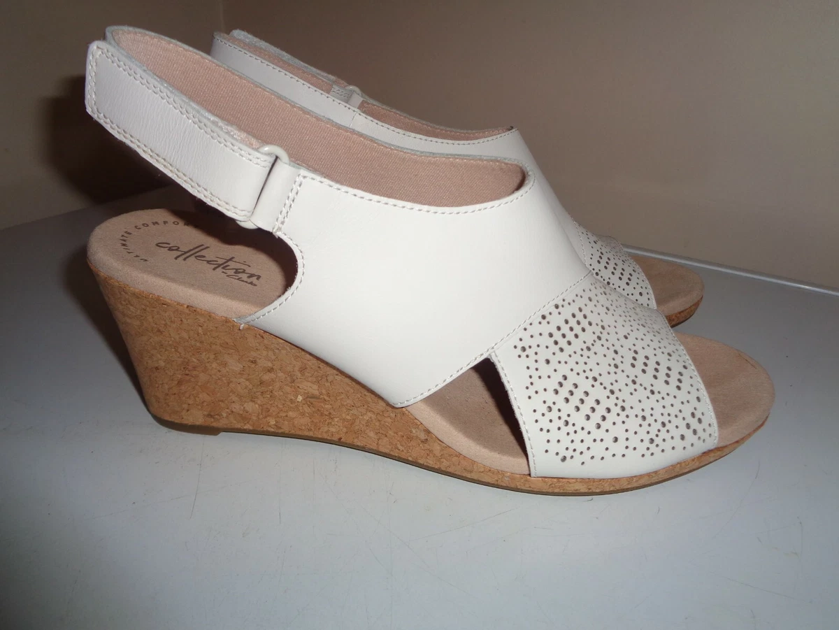 Clarks lafley joy leather sandal sales