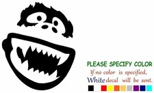 Abominable Snowman Yeti Vinyl Decal Sticker Car Window Bumper Wall Laptop 10"