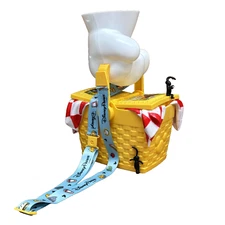 Disney Parks Mickey & Minnie's Runaway Railway Picnic Basket Popcorn Bucket