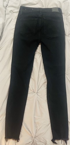 3 Pair American Eagle Super Stretch Blue Jeans Size 0 Excellent Blue Black - Picture 5 of 11