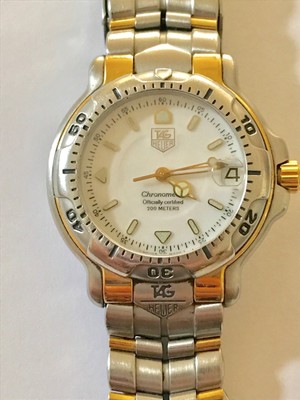 Tag Heuer 6000 Series 18k Gold Flash 