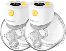 Mumeasy s12 Double Wearable Breast Pump, Portable Electric with 2 Modes  9 Gear
