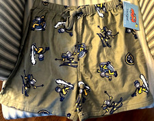 NWT  LIFE IS GOOD BOYS 100 COTTON FLANNEL BOXERS "WINTER COLLAGE". M 