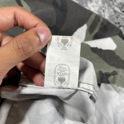 RARE WTAPS JUNGLE LS 02 SHIRT COPO TWILL URBAN CAMO 2016