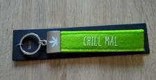 Depesche felt keyring, "chill times", new