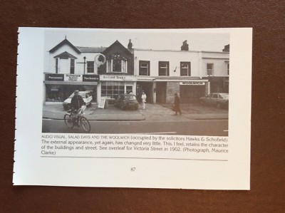 H1a Ephemera Nachdruck Bild Burnham Highbridge Audiovisual Salad Days Woolwich