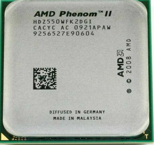 AMD Phenom II X2 550 Processor 3.1GHz HDZ550WFK2DGI Socket AM3 CPU 80W 4000MHz - Image 4 of 4
