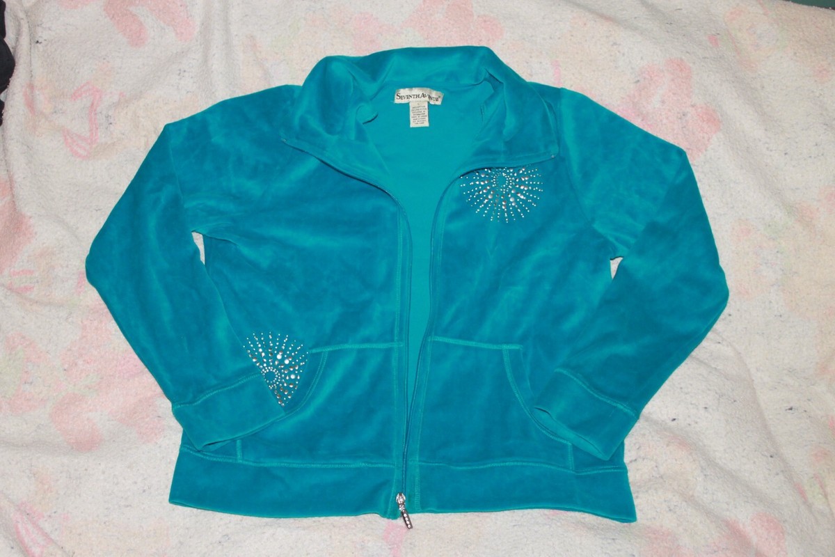 Vintage Seventh Avenue Women's Aqua Turquoise Rhinestone Vintage Seventh Avenue Women's Aqua Turquoise Rhinestone