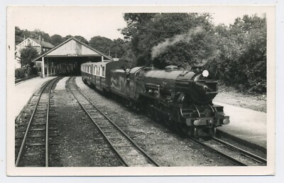 Die ''''Grüne Göttin'''' Schmalspur-Dampfzug bei Hythe 1975 Foto C34