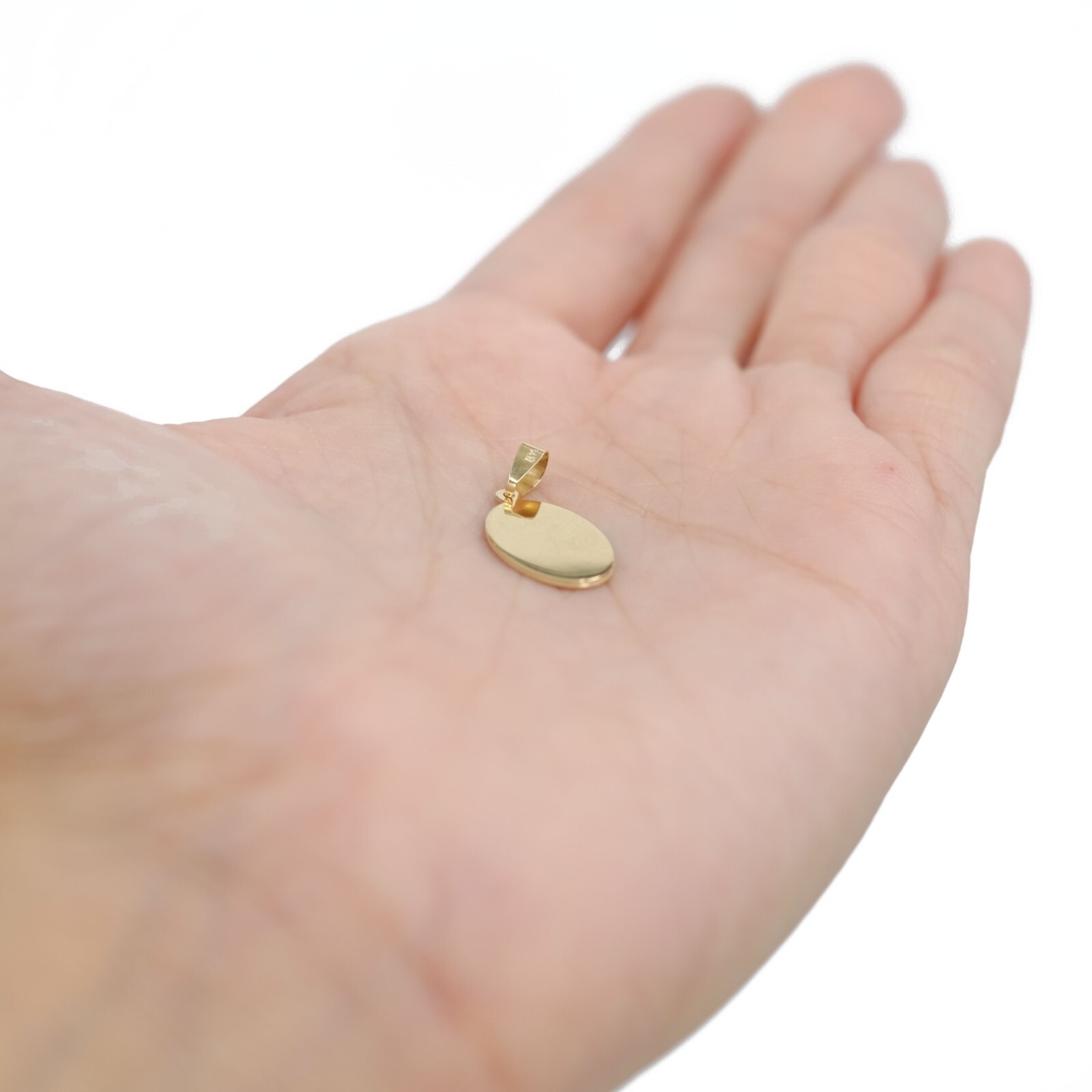 Italian 14k Yellow Gold Our Lady of Guadalupe Virgin Mary Charm Pendant ...