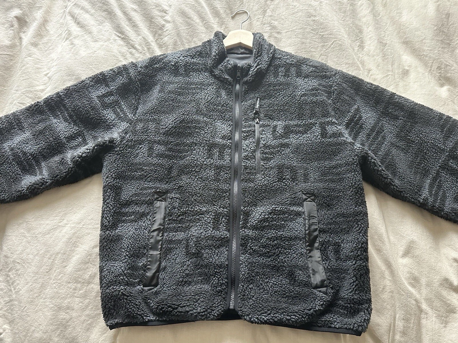 Veste polaire réversible WINDSTOPPER Supreme Geo   Noir   Taille S