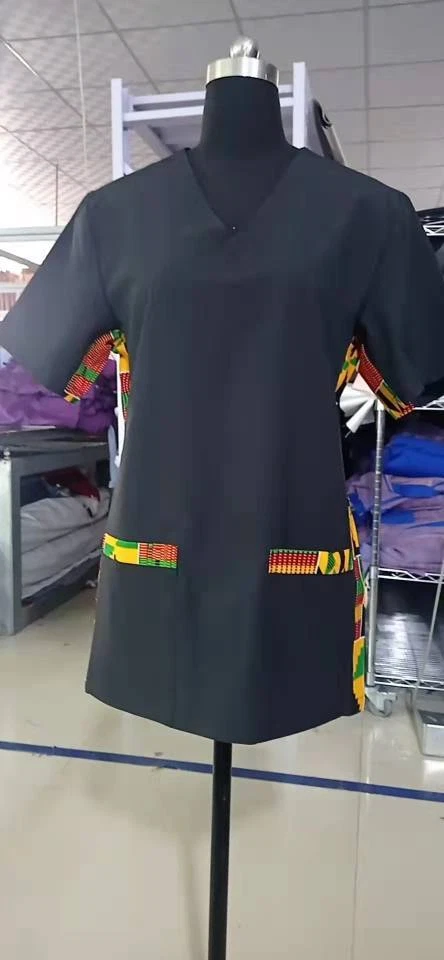 Ankara Unisex Jogger Scrubs Set, Ankara Suit, Available 2 Colours Great - Image 3 of 4