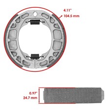 Zapata De Freno Trasero Para Honda SCV 100 Lead 2003-2009 - Repuesto De Tambor Para Motocicleta, Fácil Instalación