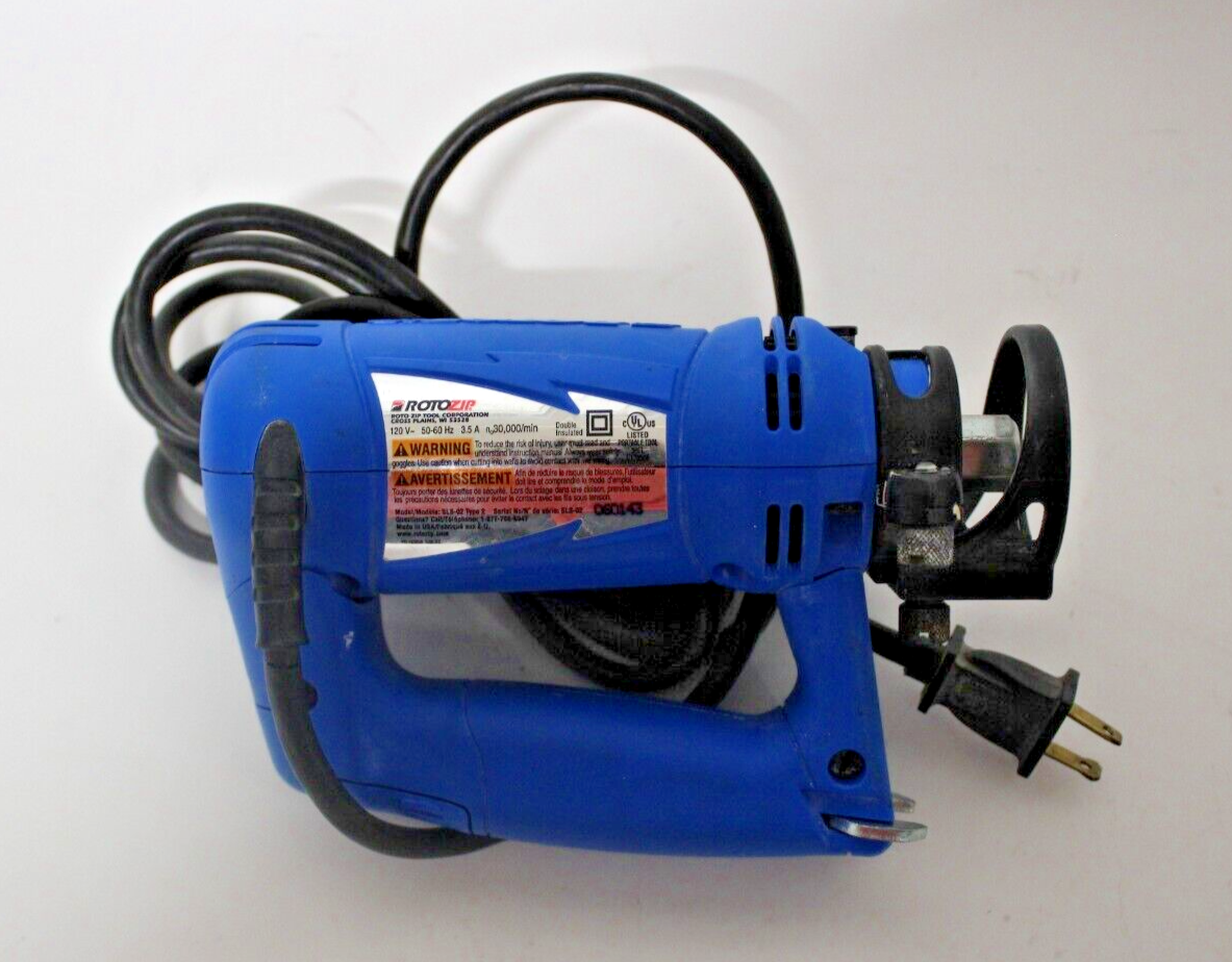 Rotozip Spiral Saw Drywall Rotary Tool SLS-02 Type 2 Blue | eBay