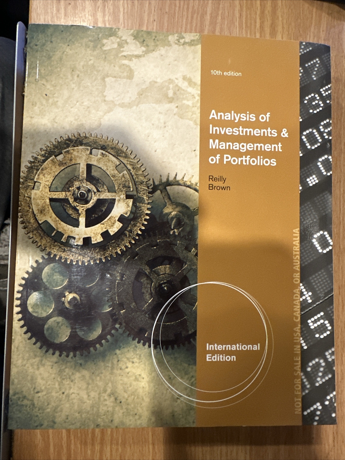 Analysis of Investments & Management of Portfolios Reilly Brown 10th