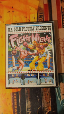 Fight Night (US Gold 1986) Commodore C64 (Box, Tape) 100% ok