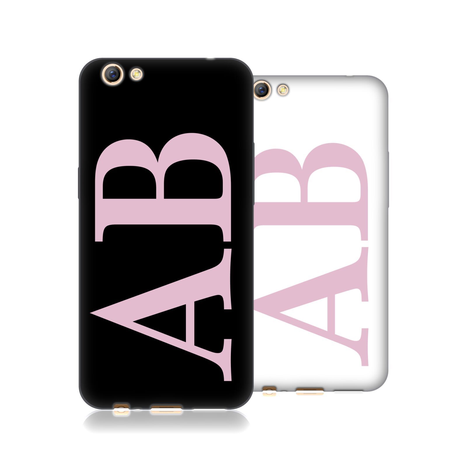 CUSTOM CUSTOMIZED PERSONALIZED INITIALS SOFT GEL CASE FOR OPPO PHONES