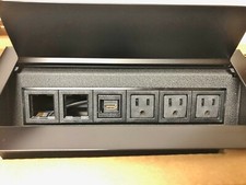 Byrne Power Data Unit 20A, 125V, Hard-wire 3-Outlet 1-HDMI port 2-Blank 9829