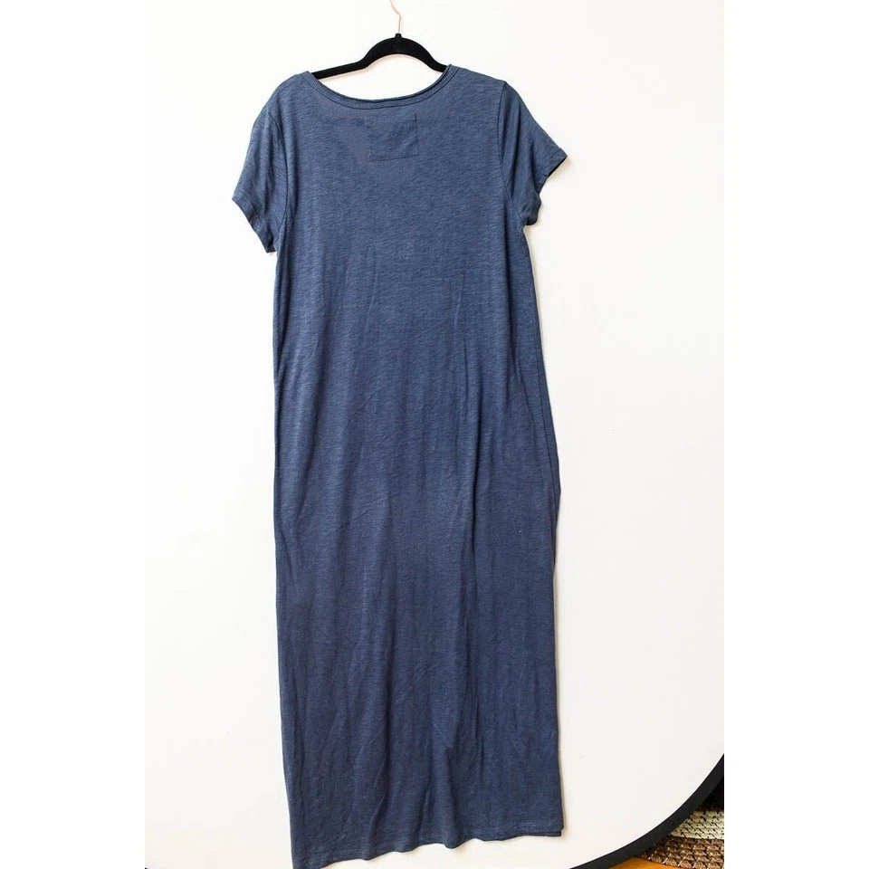 Maxi Vestido C&C California Mujer Azul Talla M Largo Salón Cómodo Informal Foto 4 de 4