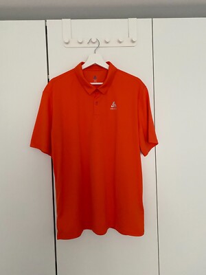 Odlo Herren Polo Shirt Cardada Drydye XXL Mandarin Red