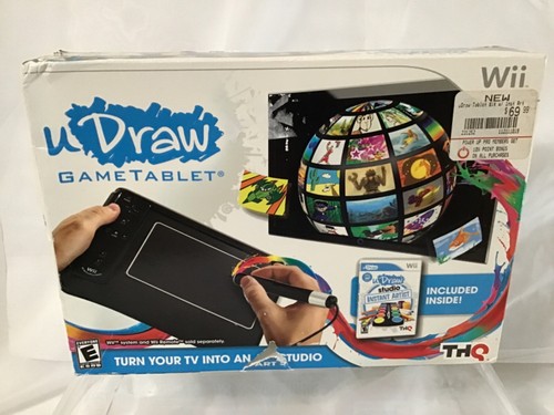 Nintendo Wii Udraw game tablet with Udraw studio instant artist, New | eBay