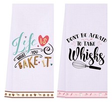 Funny Kitchen Towels Baking Gifts for Women Baker Gift Funny Baking Cooking T...