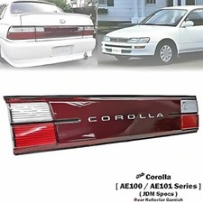 Jdm Style Rear Trunk Panel Garnish For Toyota Corolla Ae100 Ae101 92-95 4dr Jdm Style Rear Trunk Panel Garnish For Toyota Corolla Ae100 Ae101 92-95 4dr