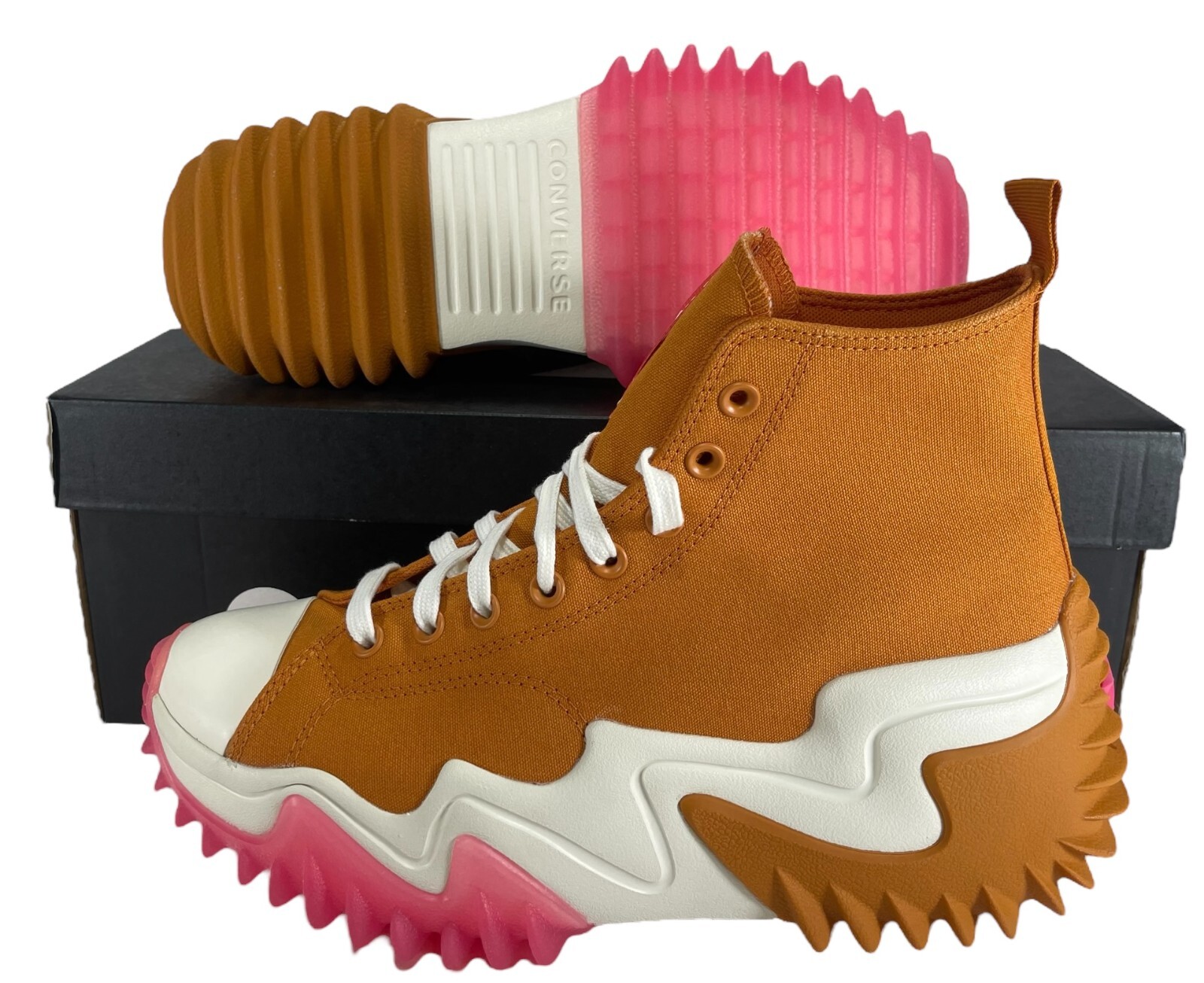 converse run star motion monarch strawberry jam egret unisex shoe