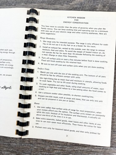 Invigorating Vittles : A Cookbook for Energy Conservation Vintage 1981 Recipes - Picture 6 of 8