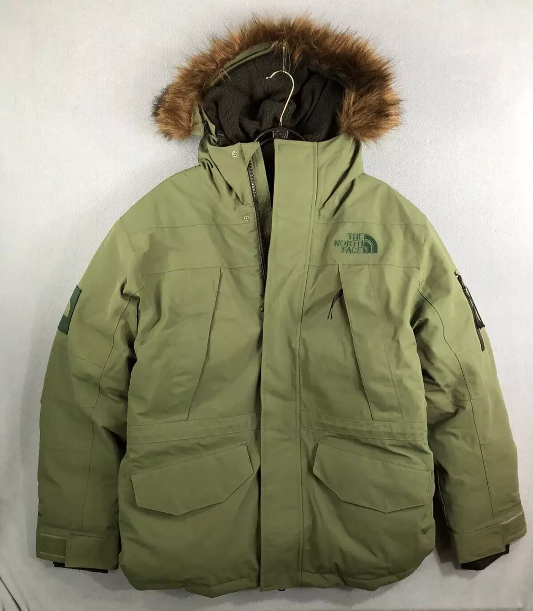 New North Face Trans Antarctica Expedition Mcmurdo Faux Fur Coat M Down  Parka