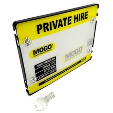 MOGO Taxi Plate Holder/Bracket - Universal Platform Mount - Standard - BR-UPM-FS