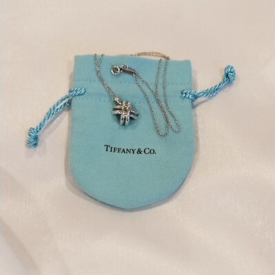 Vintage 1990 Tiffany & Co. Signature X Pendant 18
