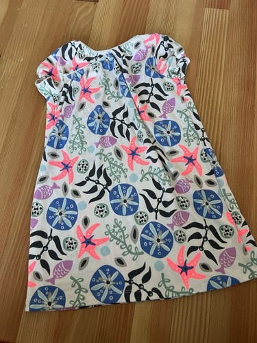 Tea Collection nightgown girl approximate size 6, label on neck has washed off 