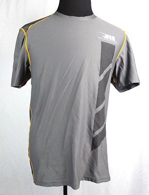 Cavallino Gray Rahal Letterman Lanigan Car Racing Team S/S Nylon Slim T-Shirt XL