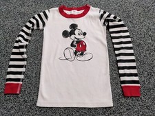 HANNA ANDERSSON 140 US 10 Disney Mickey Mouse Pajama TOP long sleeve striped