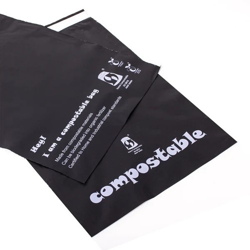 100% Eco-Friendly Black Biodegradable Mailing Bags Compostable Self-Seal Envelop - Picture 11 of 24