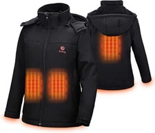 Electric Heated Jacket For Men Washable Warm Gilet With Battery Pack Size M