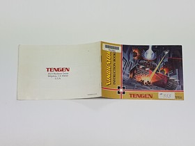 Vindicators Tengen Authentic Original NES Nintendo Manual Only *stickers