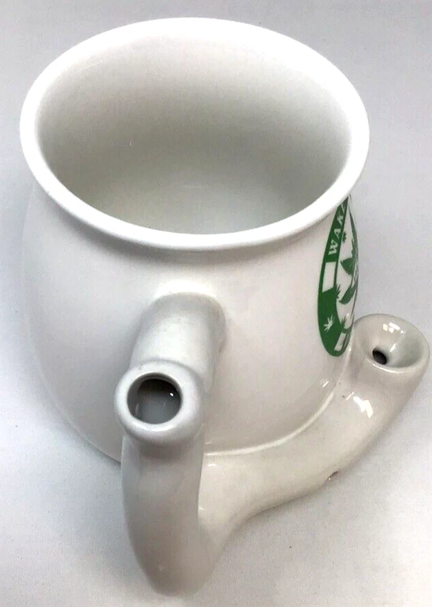 Добро пожаловать в Лас-Вегас Wake & Bake подъем и блеск трубка/кофейная кружка 10 унций ~ совершенно новый ~: E - Изображение 3 из 4