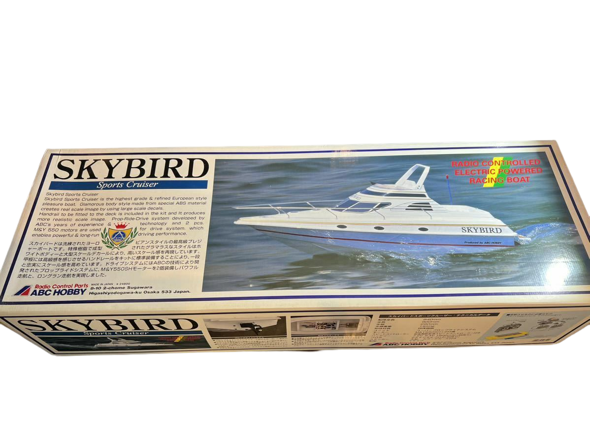 ラジコンエアーボート ABC HOBBY SST-20 ABC Hobby RC engine boat Super Sky Bird Racing Boat Vintage New | eBay