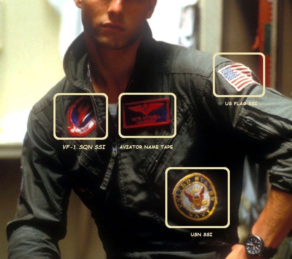 HANGMAN TOP GUN MAVERICK MOVIE PATCH SET