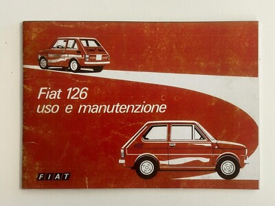 Fiat 126 - Use and maintenance booklet 